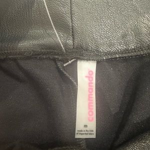Brand new - never worn. Commando black pleather shorts